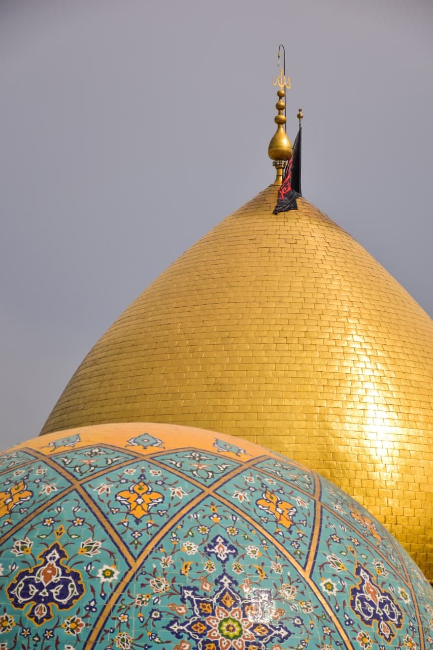 تصویری از گنبد حرم حضرت عباس